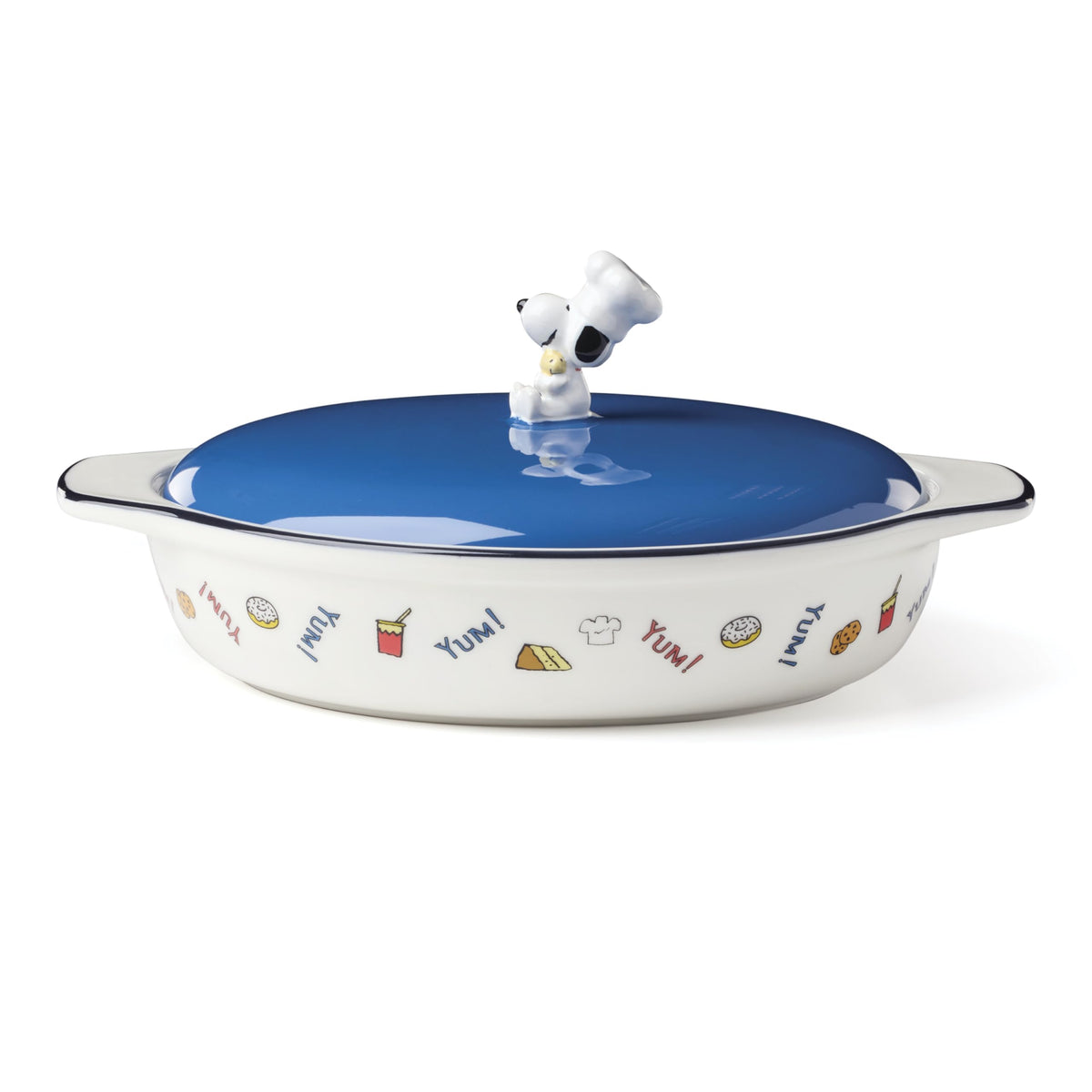Lenox Chef Snoopy Porcelain Snack Bowls, 12oz, Set of 4