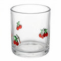 Cherry Icon Juice Glasses, Aesthetic Glass Juice Cups 14 oz Cocktail Glasses Drinking Glass Old Fashioned Iconic Glasses for Women Sister Friend Party (1, Orange)
