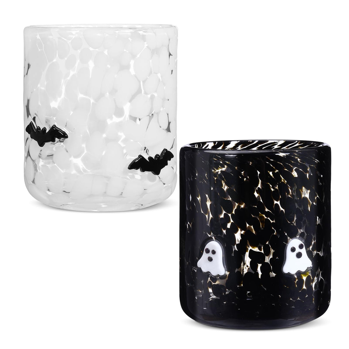 SiliFine 2 Pcs Candy Bear Icon Juice Glasses