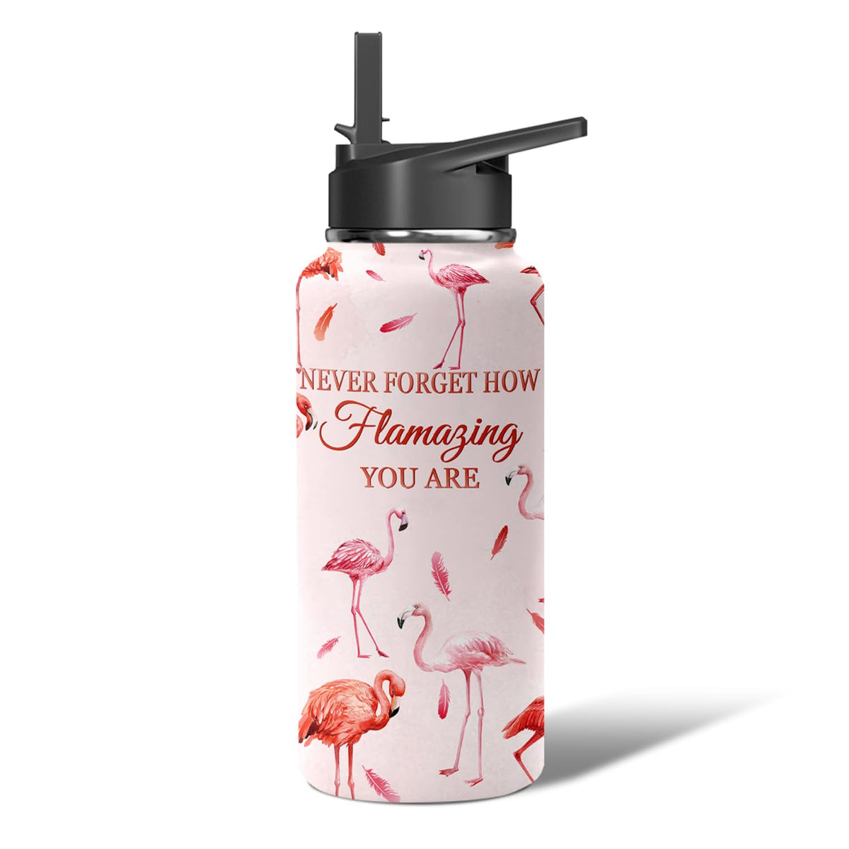 40oz Cartoon Castle Water Bottle - Fireworks Bowknot Double Wall Vacuum Insulated Stainless Steel Tumbler with Leakproof Flip Straw & Handle,Travel Mug for Hot/Cold Drinks - Gift for Castles Lovers