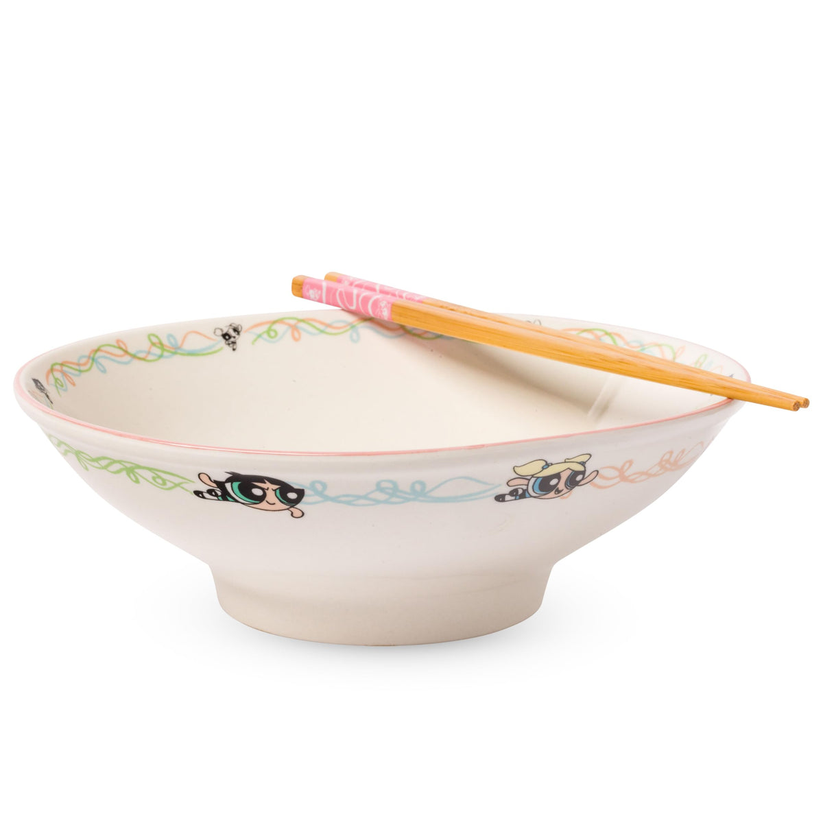 Silver Buffalo Pokémon Pikachu Fruit, Ramen Bowl with Chopsticks, 20oz