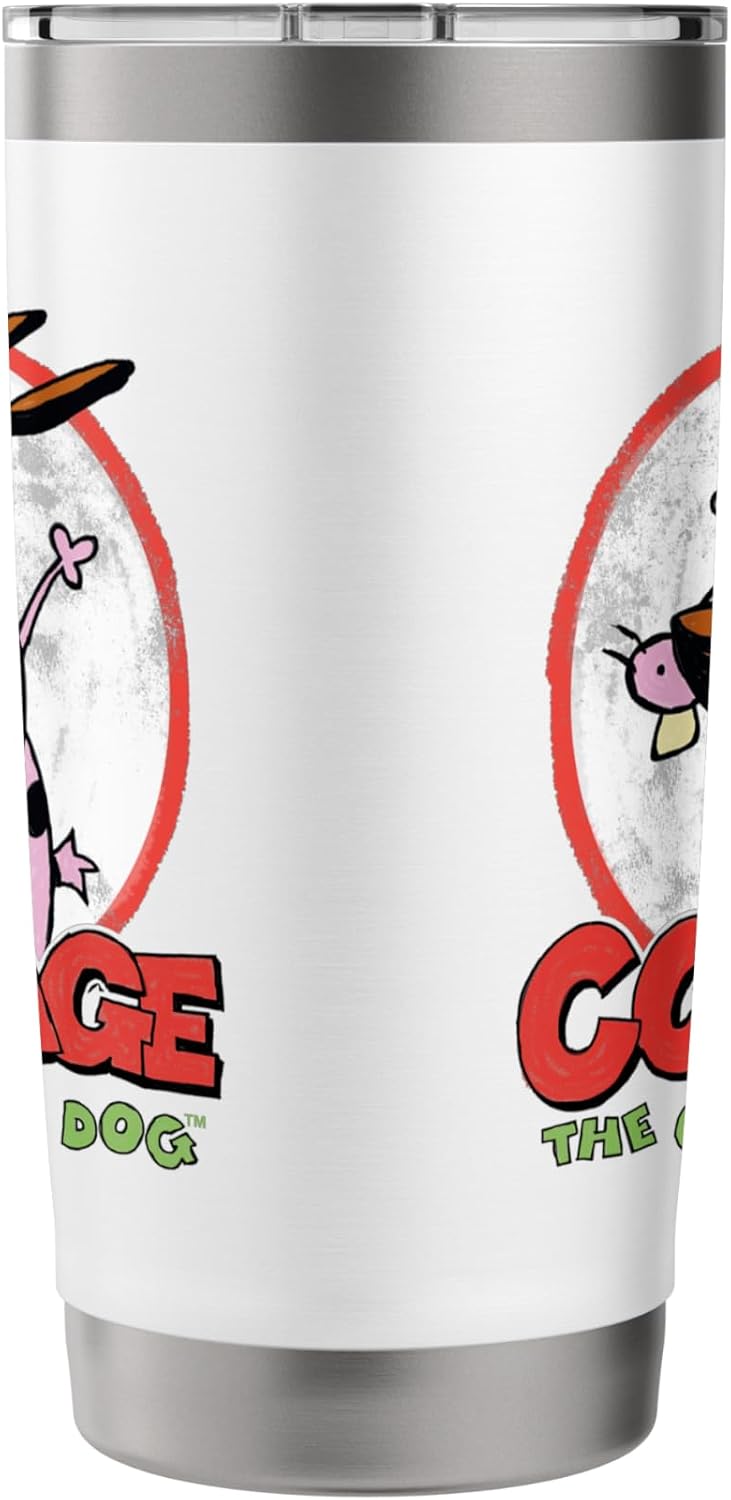 Courage the Cowardly Dog Vintage Courage Stainless Steel Insulated Tumbler