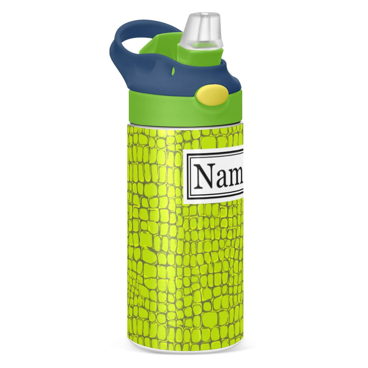 Personalized Name Water Bottles for Kids Cartoon Rats Cheese Custom Toddlers Insulated Stainless Steel with Straw Lid Tumbler Gift for Boys Girls Birthday School