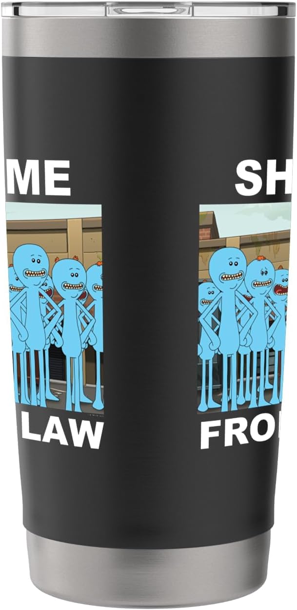 Rick and Morty Meeseeks Adult Cartoon Fashion Stainless Steel Insulated Tumbler