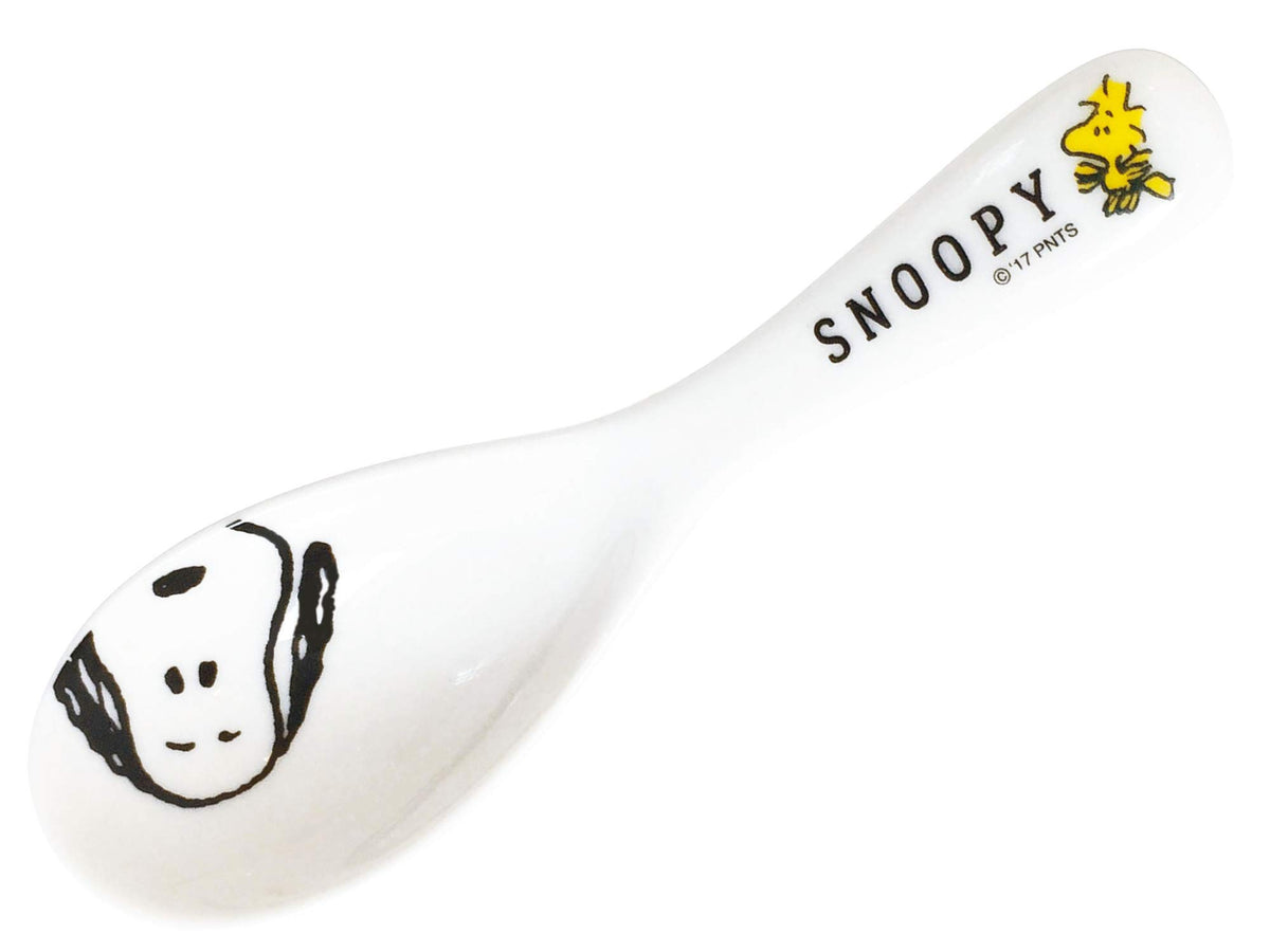 金正陶器(Kaneshotouki) Peanuts 606133 Snoopy Joy Curry Plate, 7.1 inches (18 cm), White