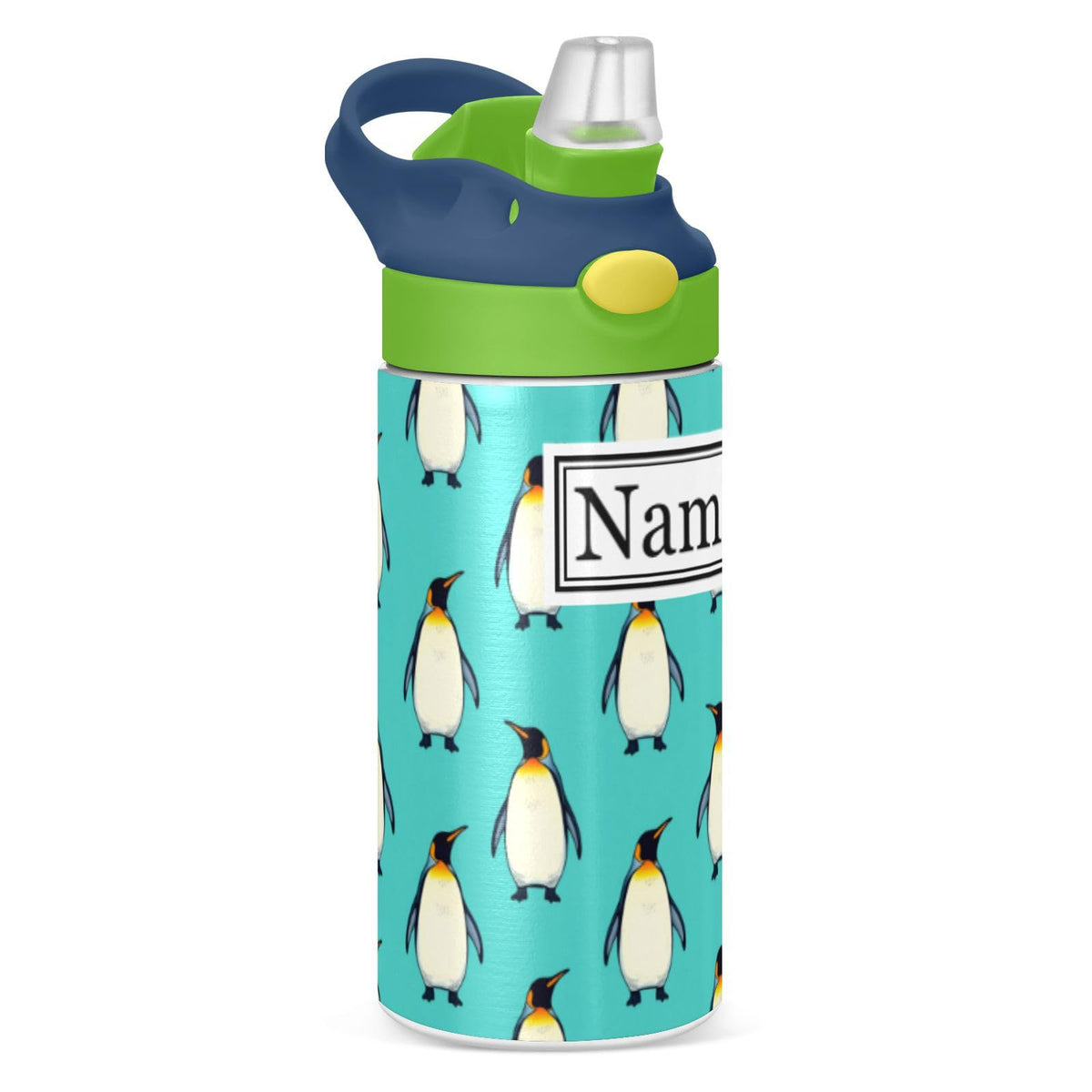 Personalized Name Water Bottles for Kids Cartoon Rats Cheese Custom Toddlers Insulated Stainless Steel with Straw Lid Tumbler Gift for Boys Girls Birthday School