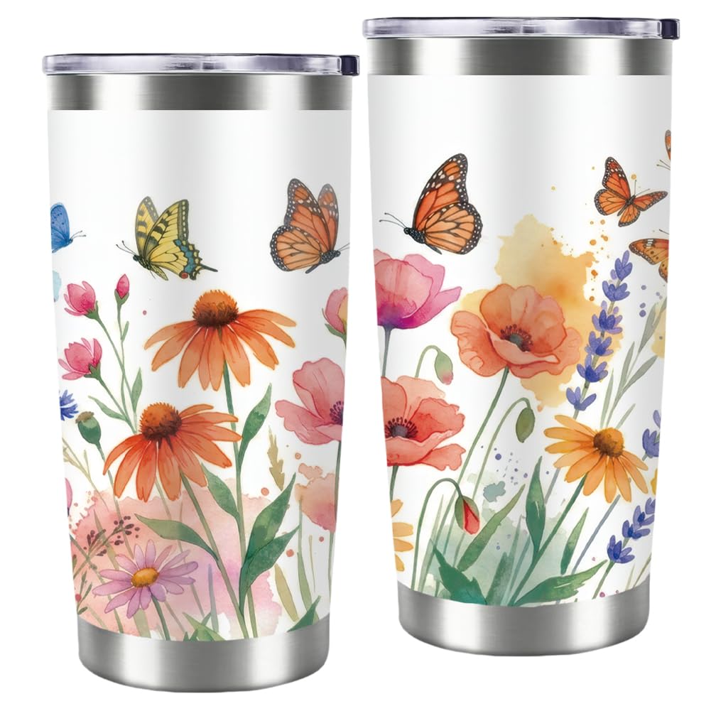 20oz Cartoon Ambulance Tumbler with Straw Funny White Stainless Steel Insulated Travel Mug Leak-proof Keeps Cold or Hot Coffee Tea Water Tumblers Cup Doctor Nurse Gifts for Women Men