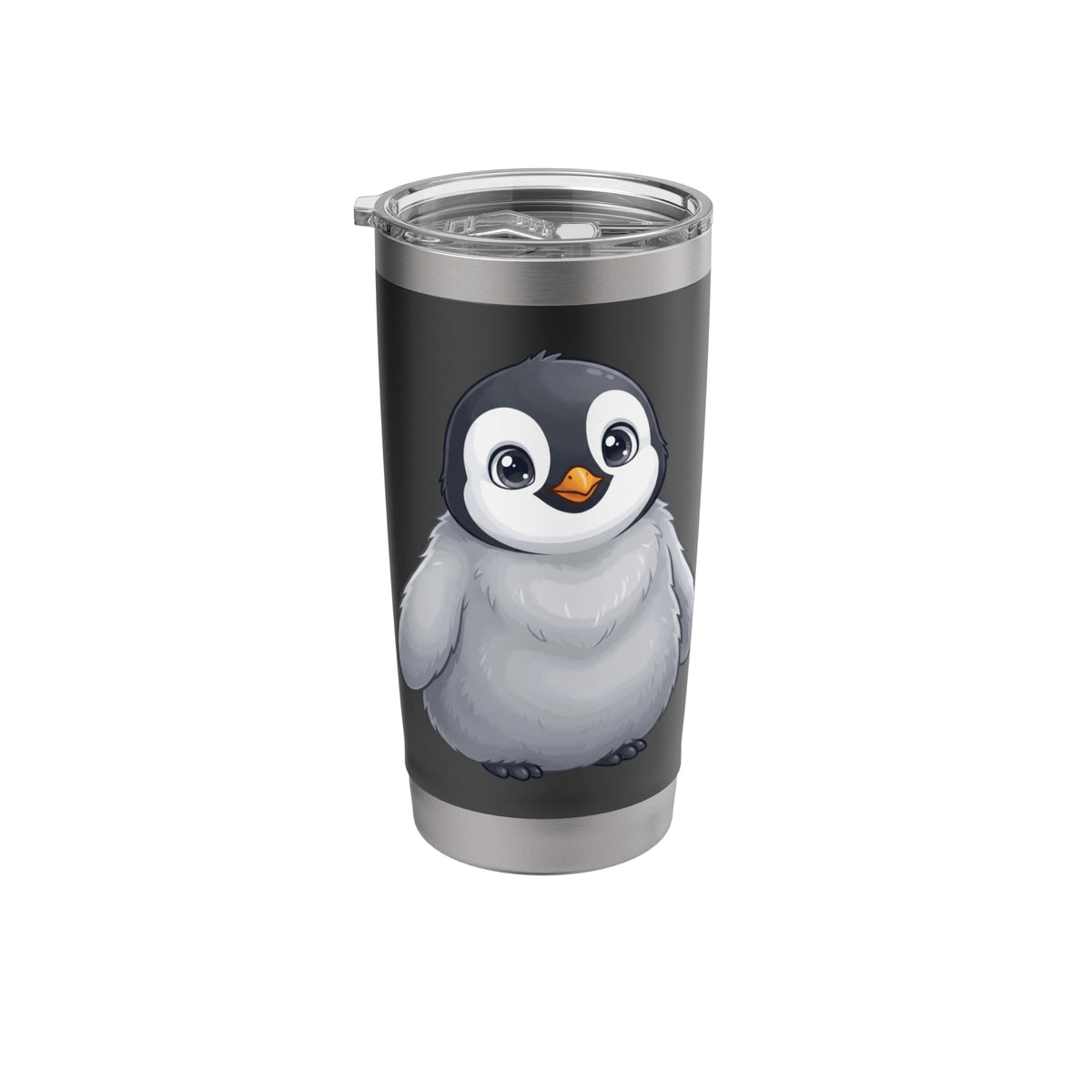 Cute Baby Penguin Illustration Adorable Cartoon Animal Art Stainless Steel Insulated Tumbler