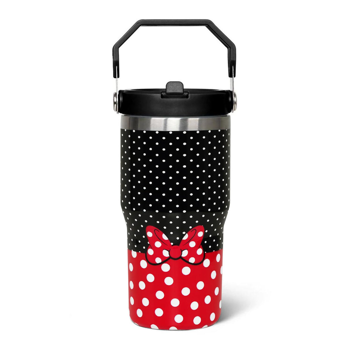 Cartoon Mouse Tumbler 20 Oz With Lid and Flip Straw Cup