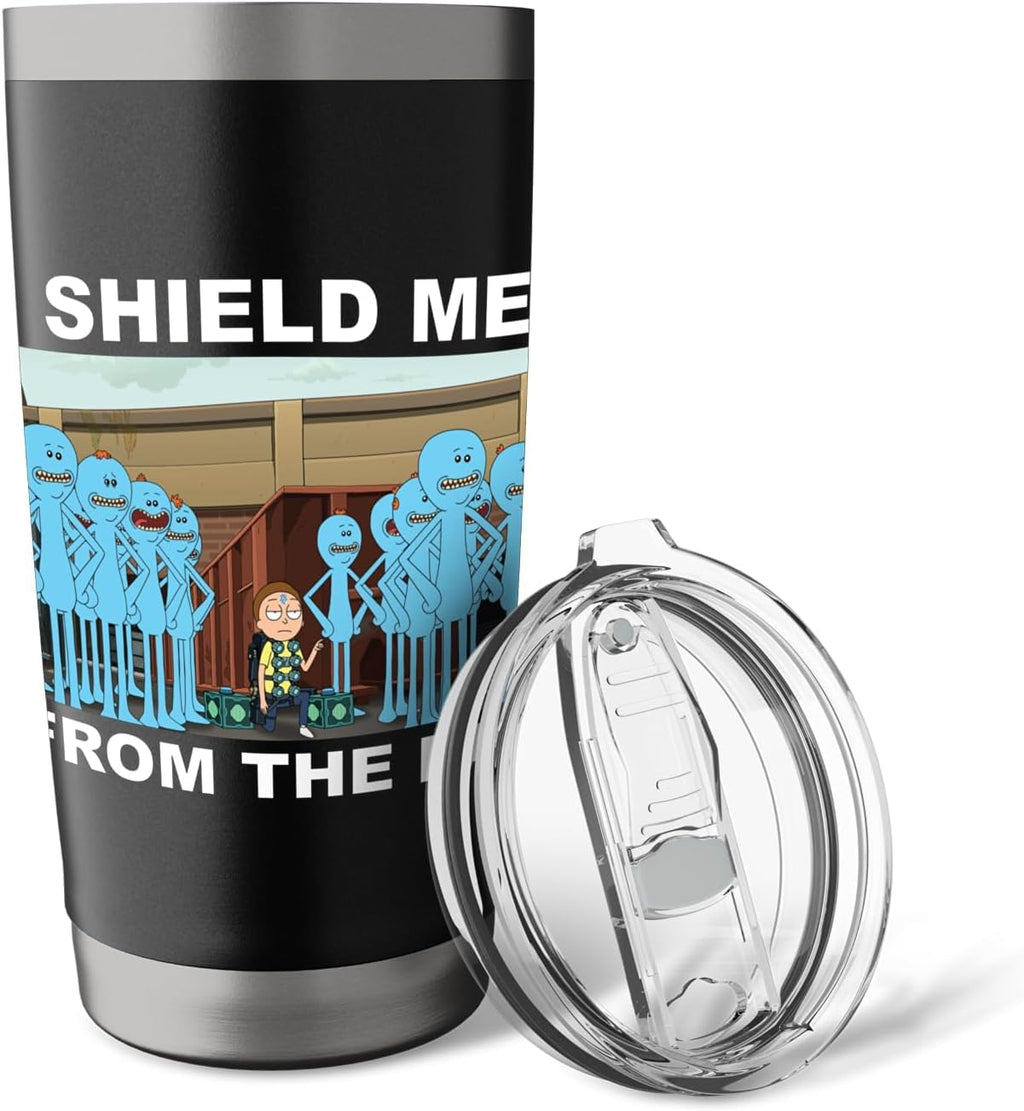 Rick and Morty Meeseeks Adult Cartoon Fashion Stainless Steel Insulated Tumbler
