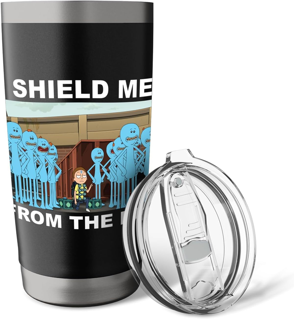 Rick and Morty Meeseeks Adult Cartoon Fashion Stainless Steel Insulated Tumbler