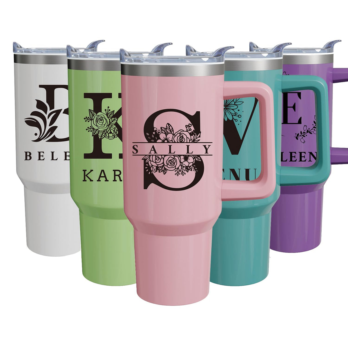 30oz Cartoon Castle Gifts for Castles Lovers-Bowknot Fireworks Tumbler with Handle with Lid and Straw Cup Stainless Steel Insulated Travel Coffee Mug - Birthday,Christmas Gift
