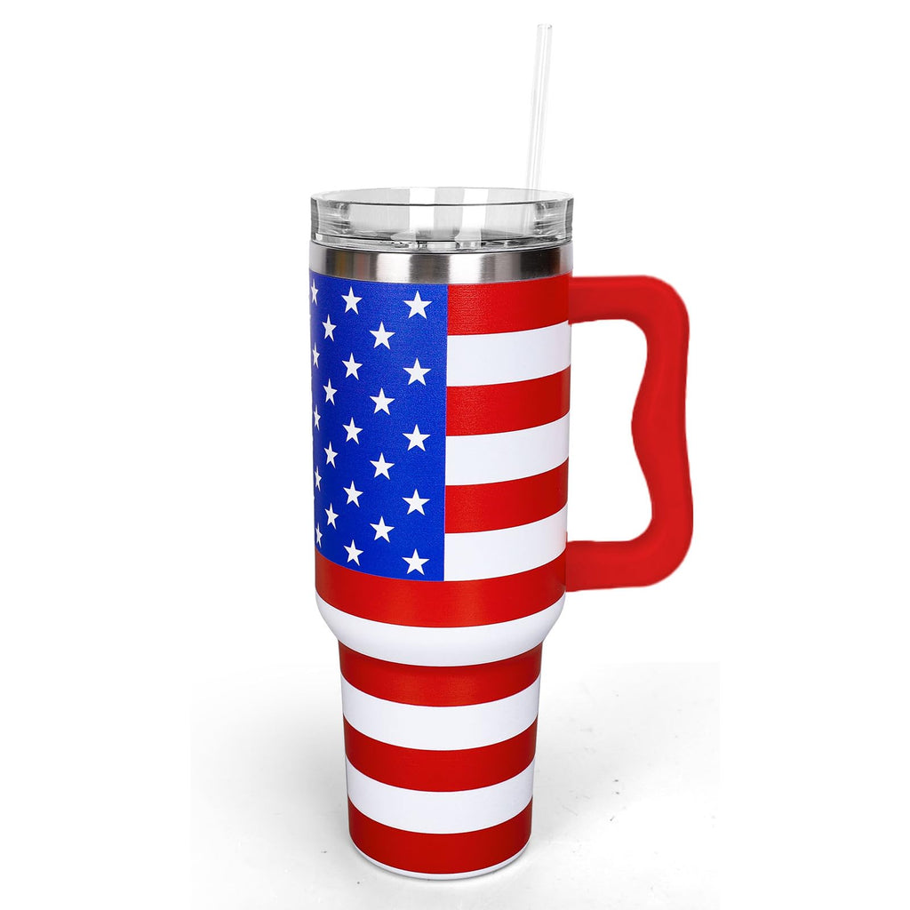 Whaline 40 Oz Cartoon Sponge Tumbler with Handle Straw and Lid Ocean Themed Travel Tumbler Flower Bubble Jellyfish Coffee Cup for Friend Summer Holiday Birthday Party Favors