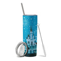 Cartoon Mouse Tumbler for Women Gift Bowknot with Lid&Straw 20ozCup