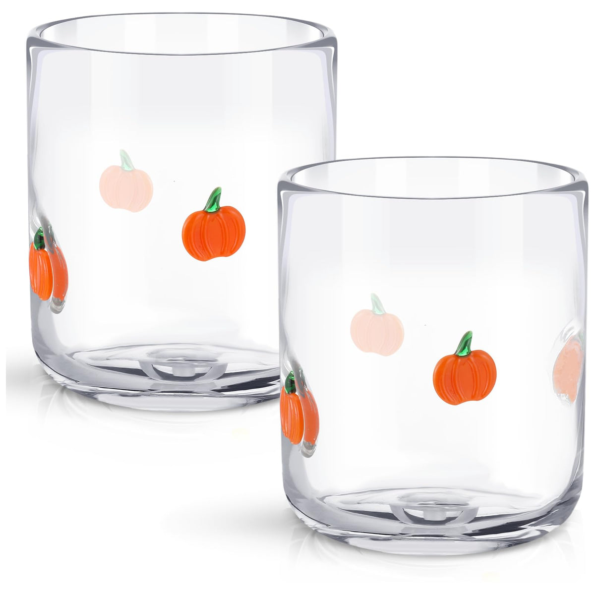 SiliFine 2 Pcs Candy Bear Icon Juice Glasses