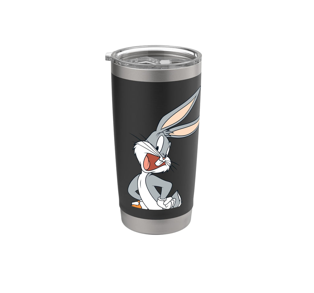Looney Tunes Bugs Bunny Green Background Stainless Steel Insulated Tumbler