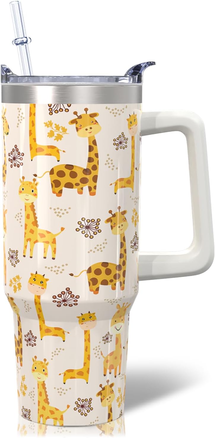 30oz Cartoon Castle Gifts for Castles Lovers-Bowknot Fireworks Tumbler with Handle with Lid and Straw Cup Stainless Steel Insulated Travel Coffee Mug - Birthday,Christmas Gift