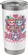 Best Mother Cartoon Funny Mom You'll Always Be My Best-tea Stainless Steel Insulated Tumbler
