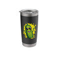 Cool Happy Pickle Cartoon with Sunglasses Stainless Steel Insulated Tumbler