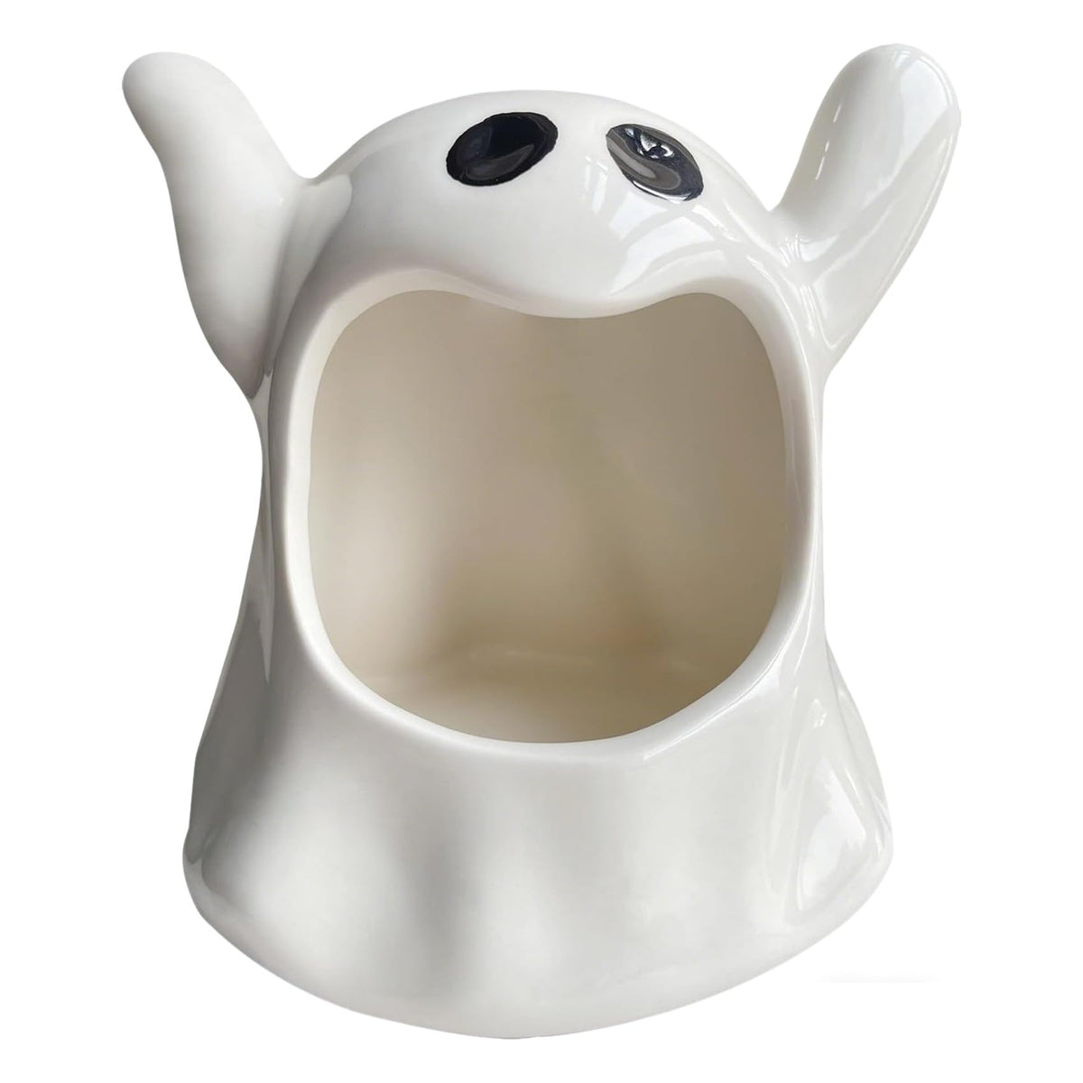 Ceramic Pig Shaped Candy Bowl, Cute Tabletop Storage Dish for Home Office