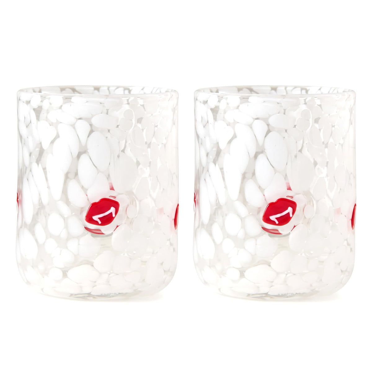 SiliFine 2 Pcs Candy Bear Icon Juice Glasses