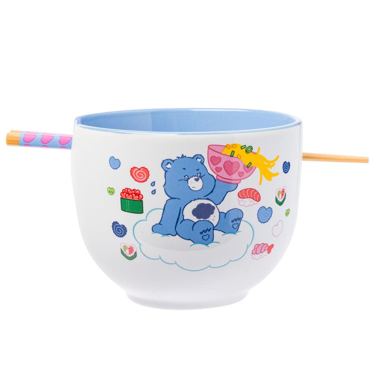 Silver Buffalo Pokémon Pikachu Fruit, Ramen Bowl with Chopsticks, 20oz