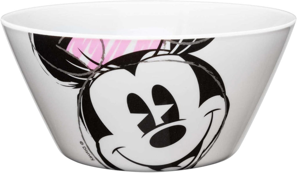 Zak Designs Mickey & Minnie Mouse 25 oz. Plastic Bowl, Minnie Mouse