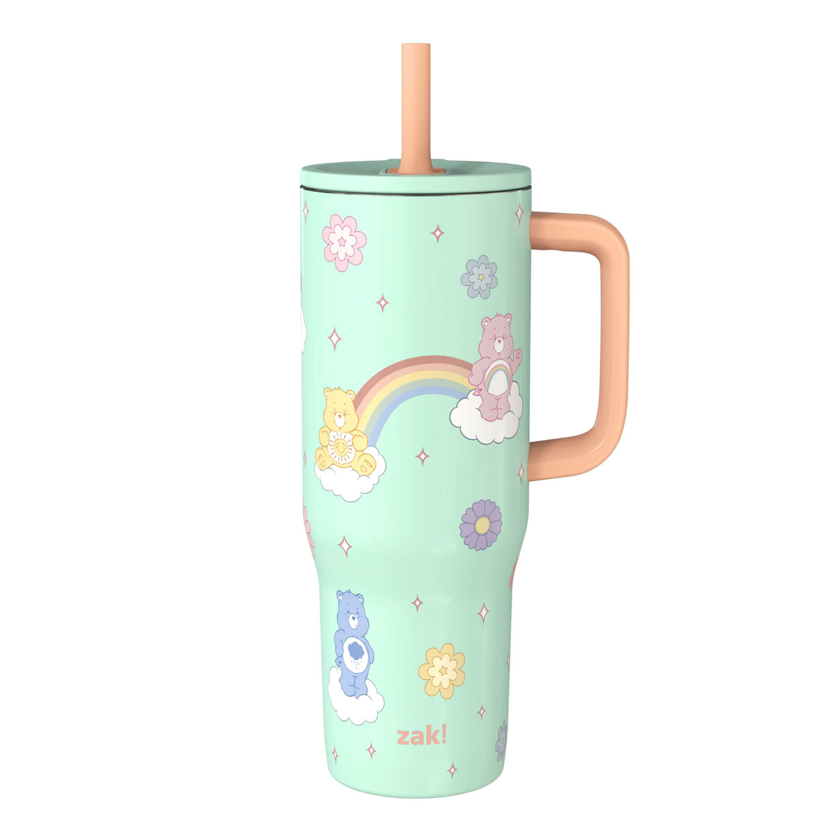 Zak Designs Rainbow Brite 30oz Spill-Proof Stainless Steel Travel Tumbler