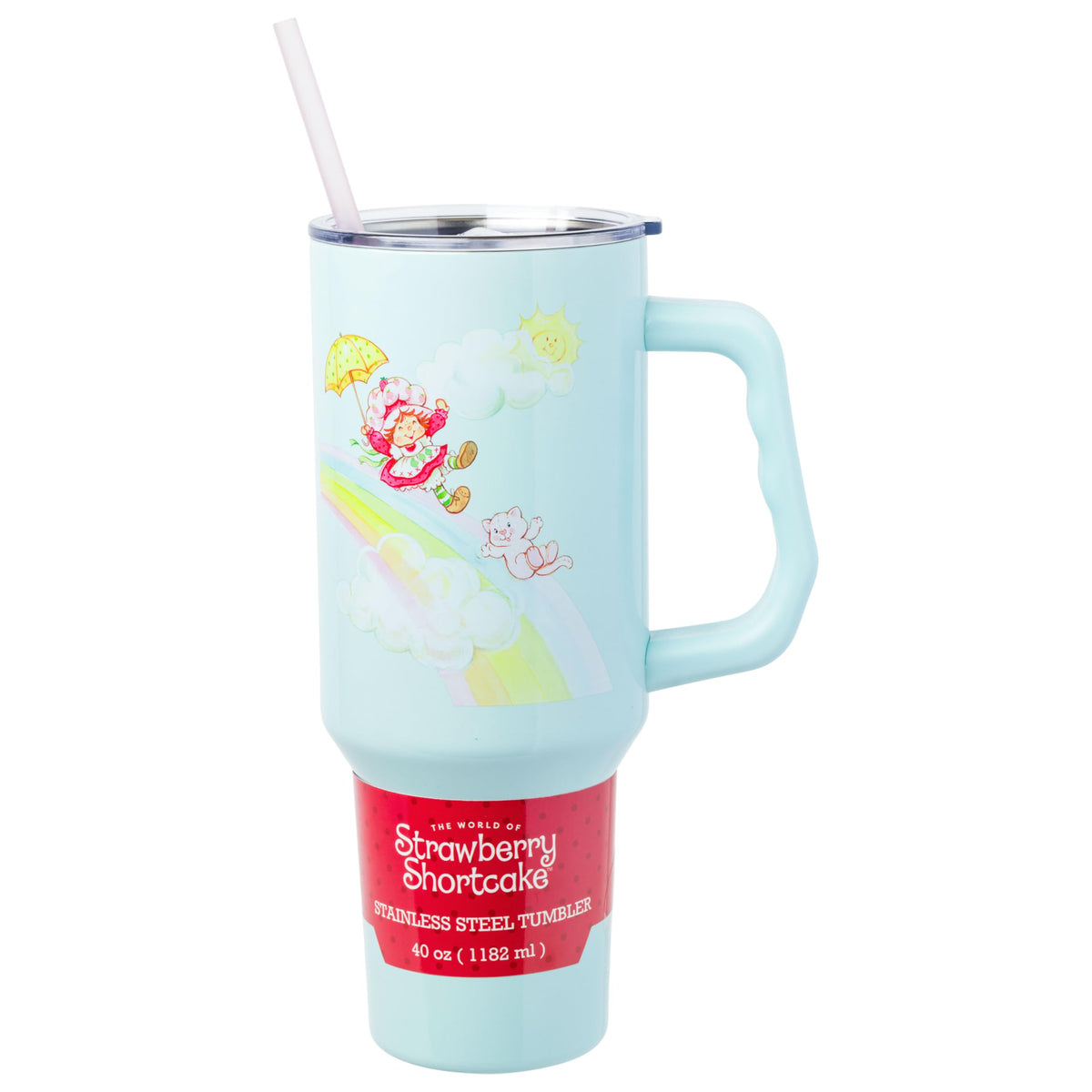 Silver Buffalo Care Bears Watercolor, Stainless Steel Tumbler, 40oz