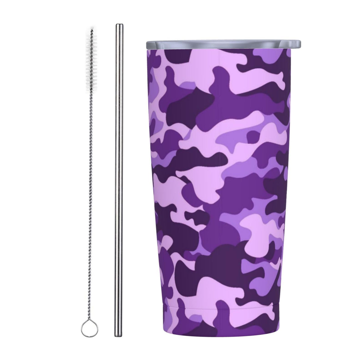 Heart 20oz Tumbler with Lid and Straw for Women, Abstract Cartoon Geometric Line Hearts Design Insulated Mug Colorful Hearts Stainless Steel Tumbler Double Wall Vacuum Travel Mug Coffee Cup