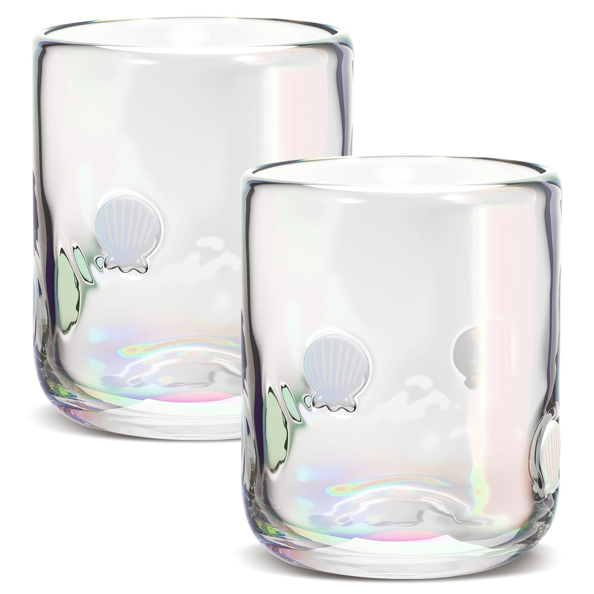 SiliFine 2 Pcs Candy Bear Icon Juice Glasses