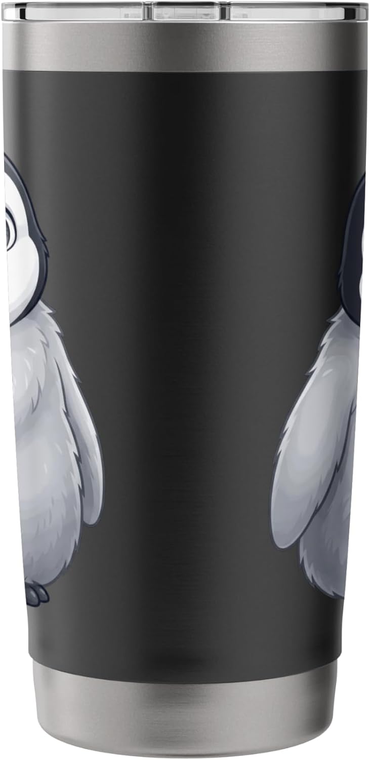 Cute Baby Penguin Illustration Adorable Cartoon Animal Art Stainless Steel Insulated Tumbler