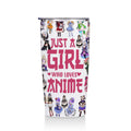 Cute Cat 20 oz Tumbler, Funny Cats Stainless Steel Insulated Water Bottle