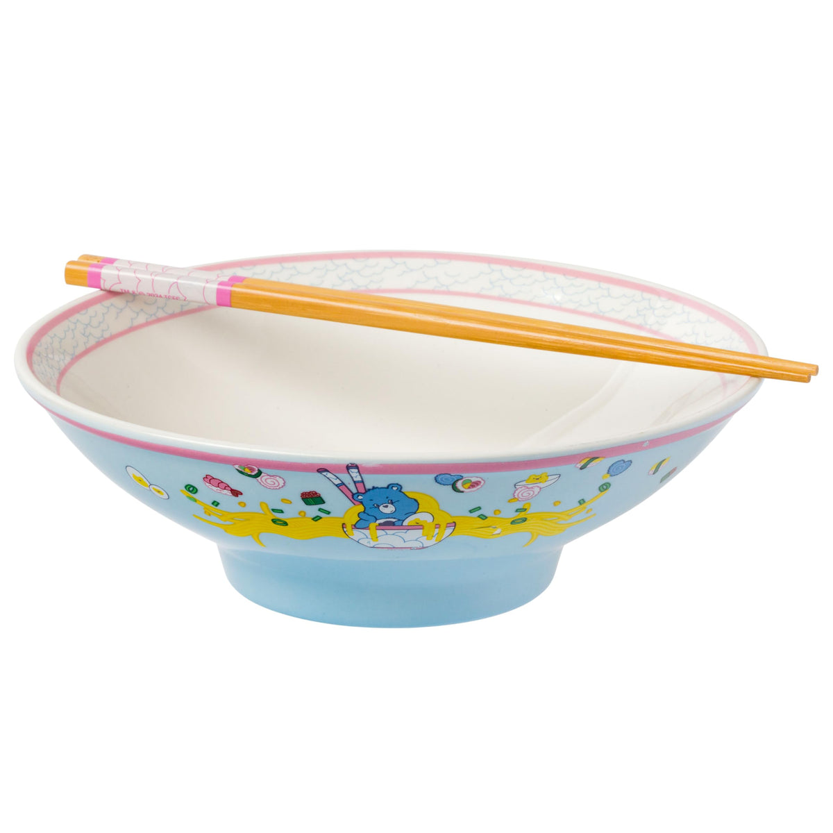 Silver Buffalo Pokémon Pikachu Fruit, Ramen Bowl with Chopsticks, 20oz