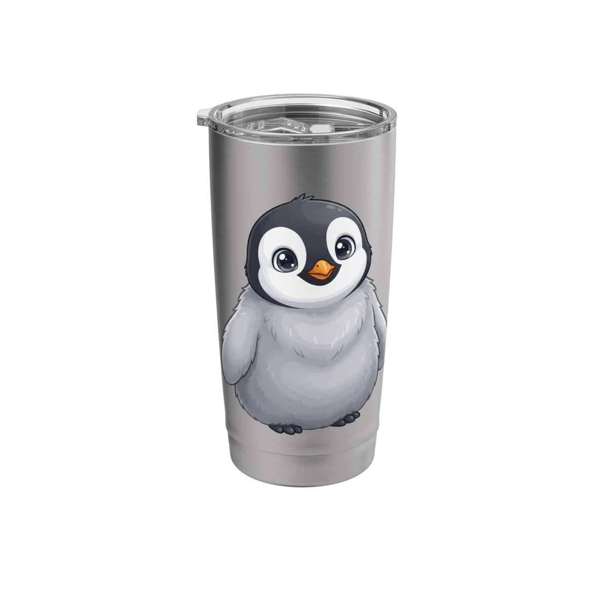 Cute Baby Penguin Illustration Adorable Cartoon Animal Art Stainless Steel Insulated Tumbler