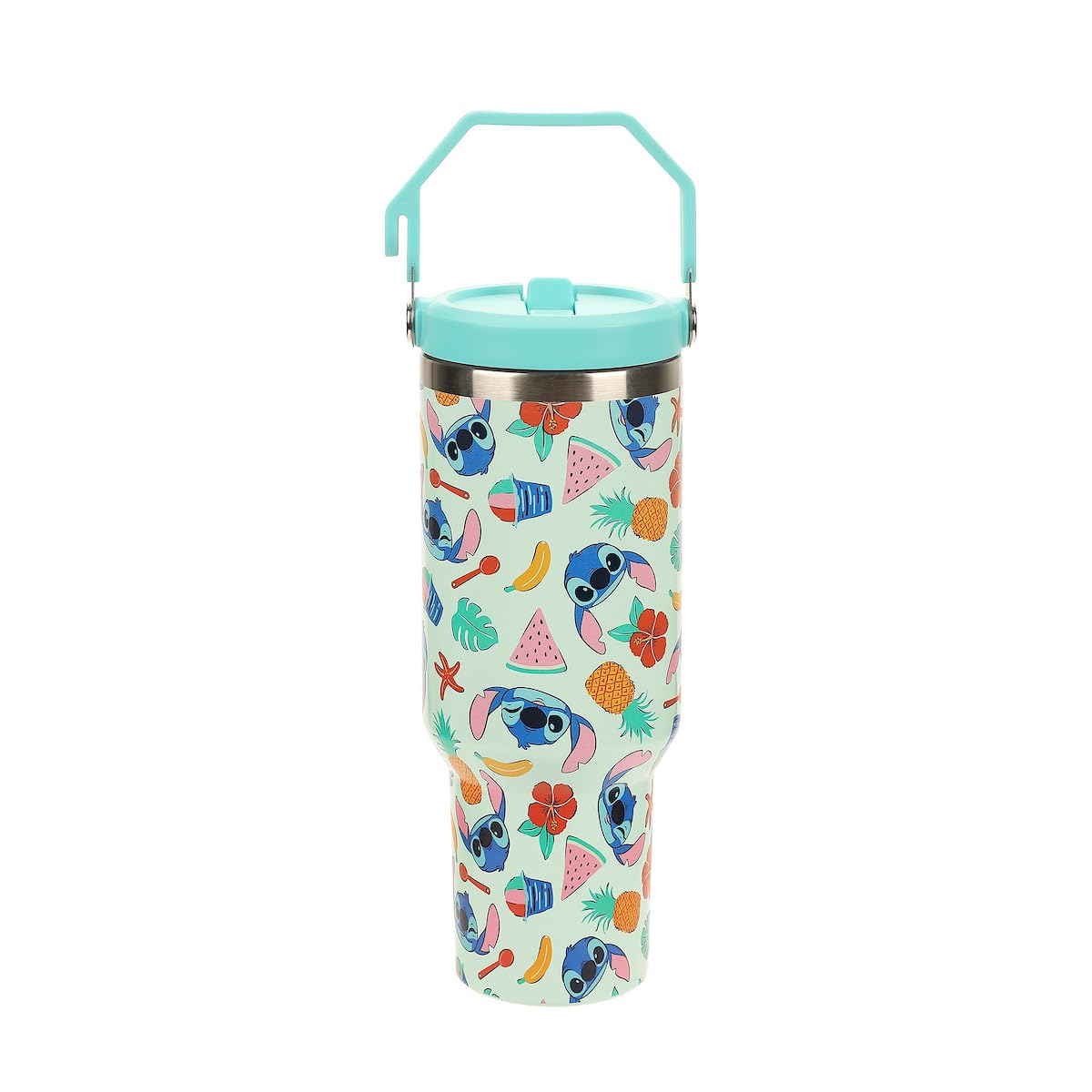 Peanuts All-Over Character Print White 40 Oz Stainless Steel Water Bottle