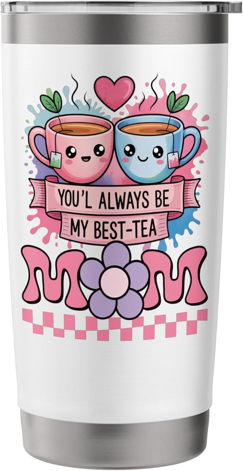 Best Mother Cartoon Funny Mom You'll Always Be My Best-tea Stainless Steel Insulated Tumbler