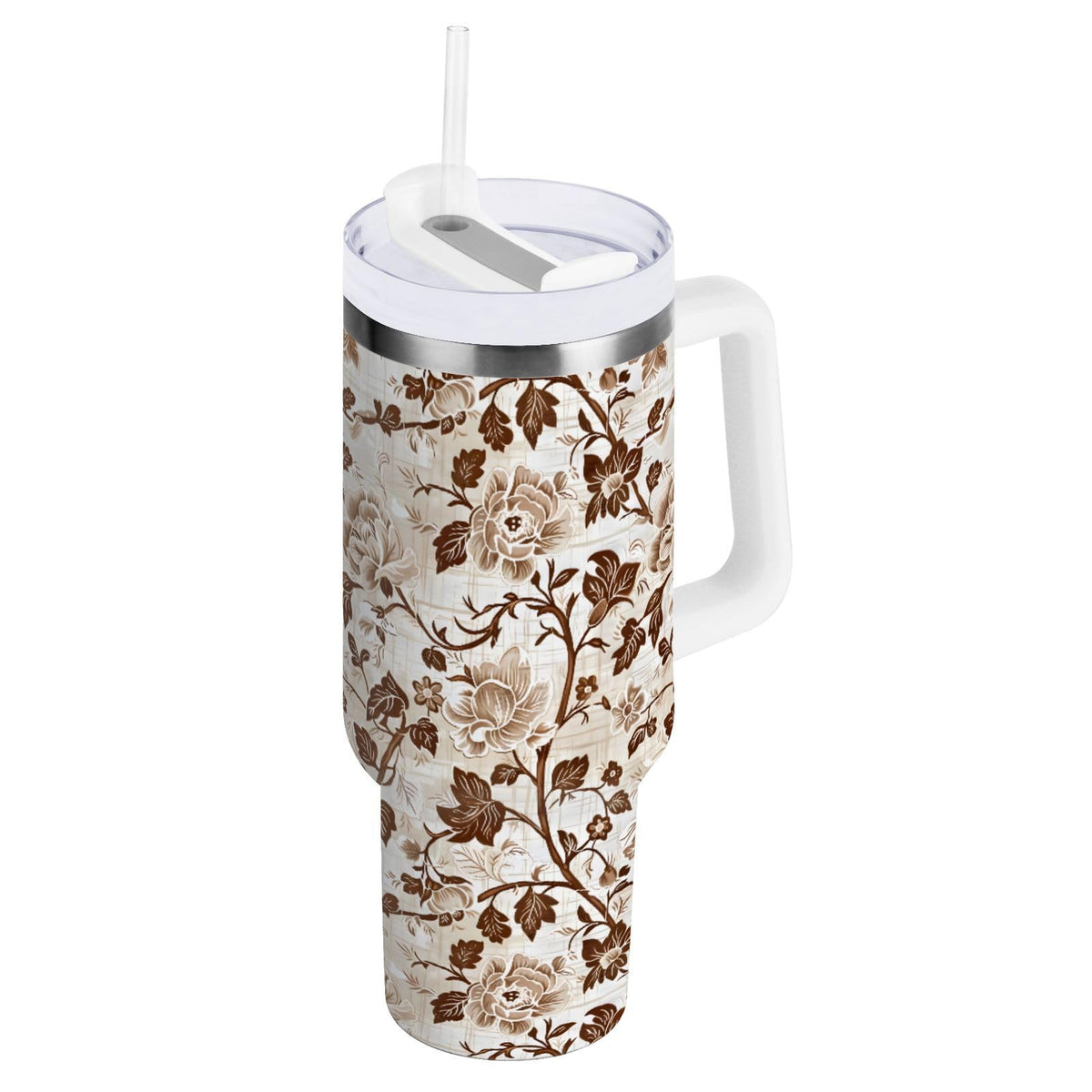 30oz Tumbler Cartoon Giraffes Insulated Coffee Cup Stainless Steel Travel Mug Car Water Bottle with Lid Straw Handle