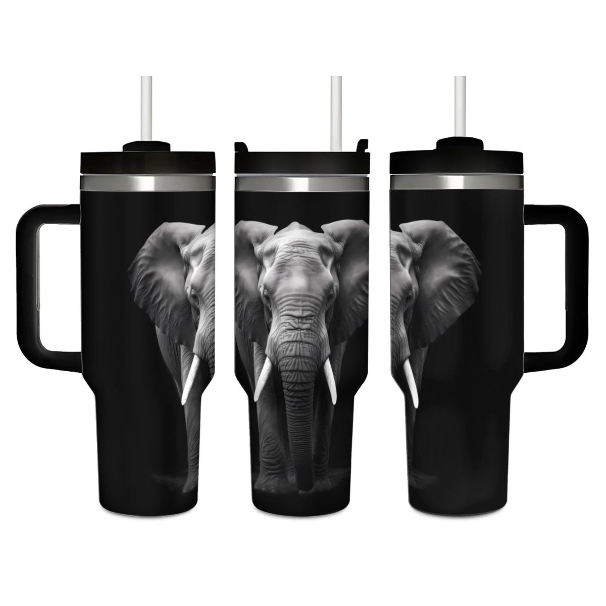 Cute Dinosaurs 40 Oz (1200 ml) Insulated Coffee Tumbler