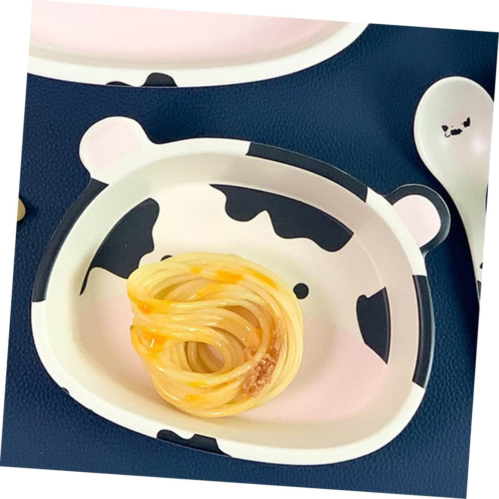 Alipis Cartoon Cow Shaped Breakfast Bowl Creative Food Serving Bowl for Boys and Girls Easy to Clean for Salad Fruits and Noodles Fun Table Decoration
