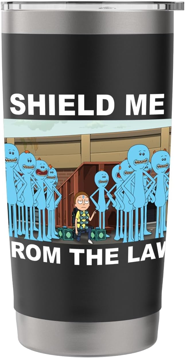 Rick and Morty Meeseeks Adult Cartoon Fashion Stainless Steel Insulated Tumbler