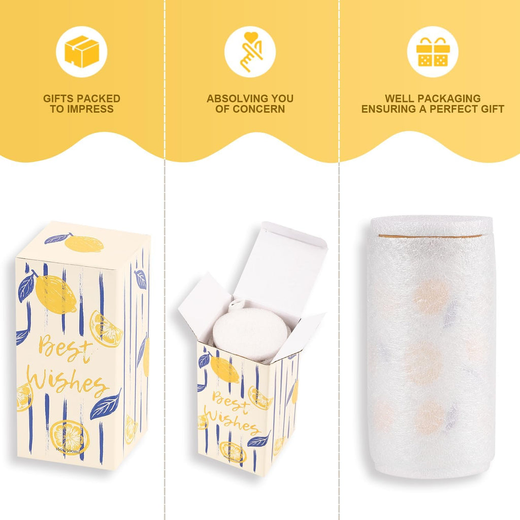 Lemon Glass Cups with Lid and Straw, Cute Lemon Gift for Women