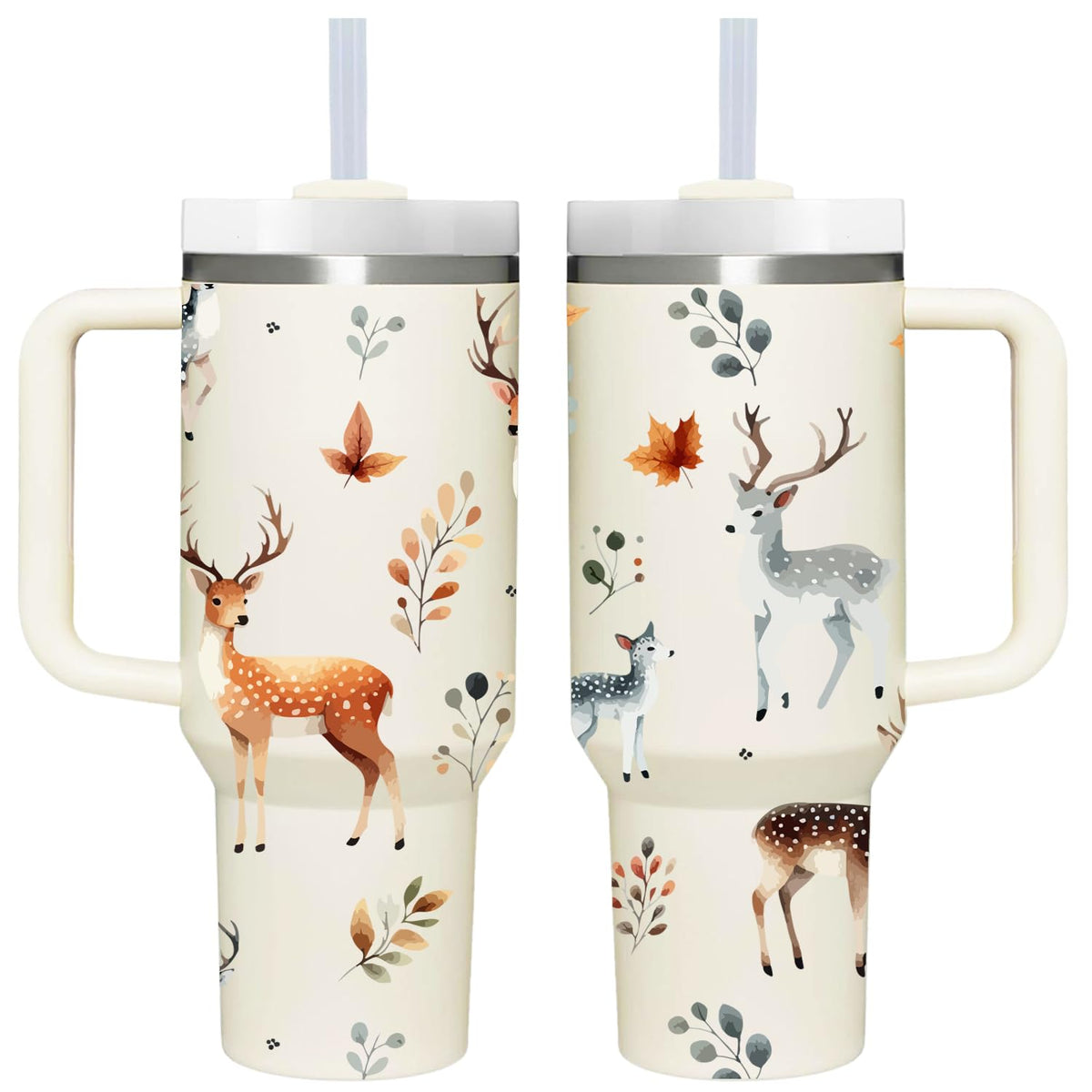 40 OZ Kitty Cat Tumbler with Handle.Kitty Cat Lover Cup Gift.40 OZ Unique Birthday Christmas Kitty Cat Tumblers Gifts for Women Men.