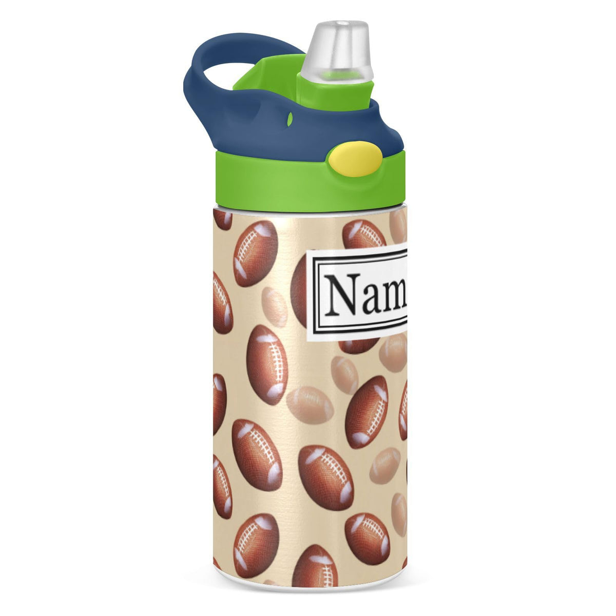 Personalized Name Water Bottles for Kids Cartoon Rats Cheese Custom Toddlers Insulated Stainless Steel with Straw Lid Tumbler Gift for Boys Girls Birthday School
