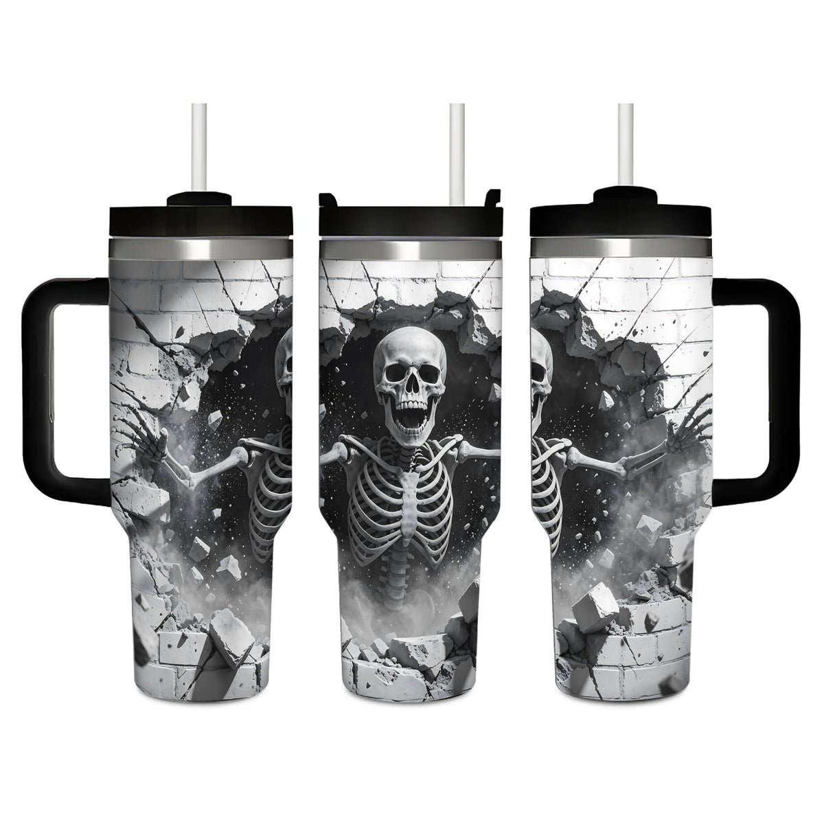 Cute Dinosaurs 40 Oz (1200 ml) Insulated Coffee Tumbler
