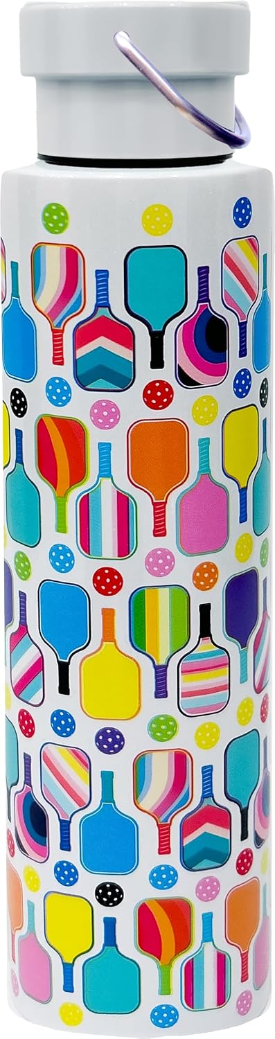 Spoontiques Peanuts Stainless Steel Bottle - Travel Drink Cup with Twist Lid for Hot and Cold Beverages, 24 Oz