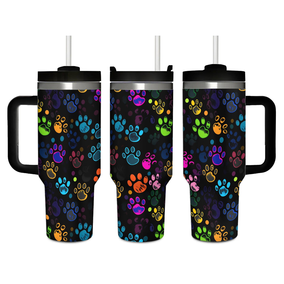 Cute Dinosaurs 40 Oz (1200 ml) Insulated Coffee Tumbler