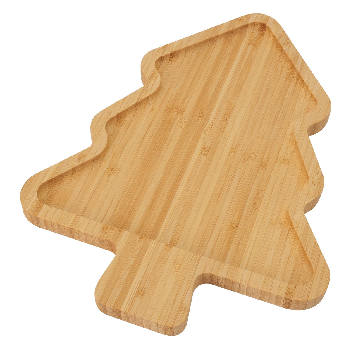 TJ POP Ghost Serving Tray - Spooky Ghost Shaped Bamboo Serving Platter, Festive Wooden Charcuterie Board, Snack Cheese Dish Plate for Candy, Treats, Drinks & Holiday Party Decor (10" x 9")