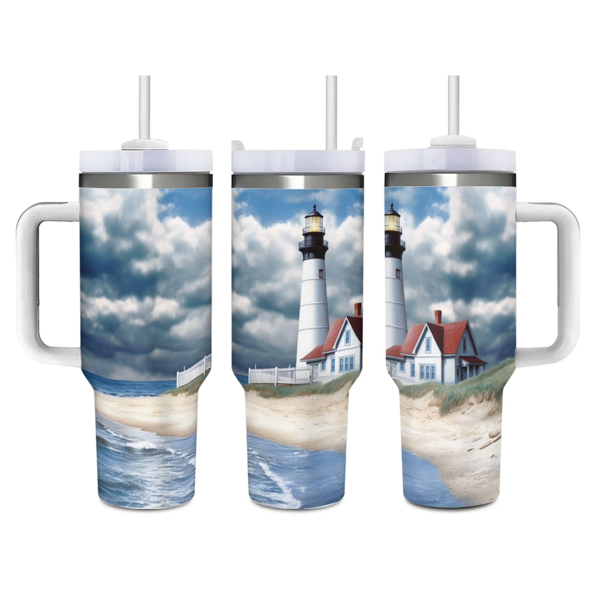 Cute Dinosaurs 40 Oz (1200 ml) Insulated Coffee Tumbler