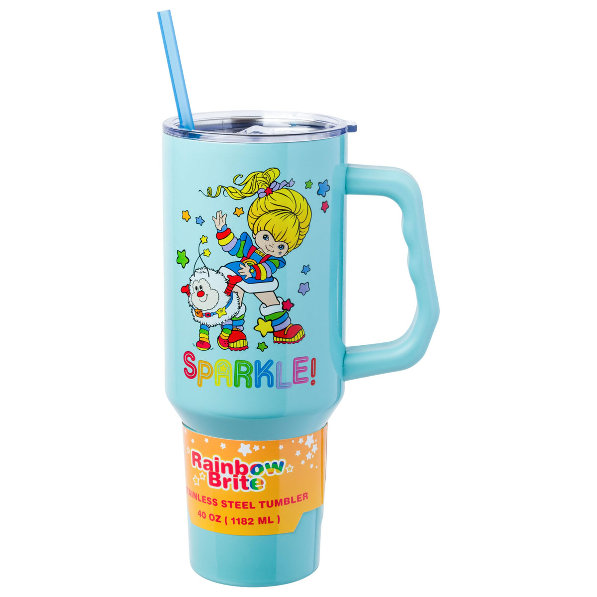 Silver Buffalo Care Bears Watercolor, Stainless Steel Tumbler, 40oz